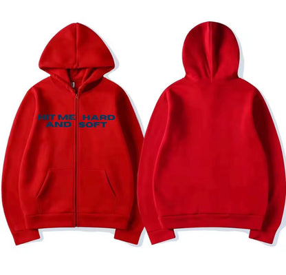 Billie - Hit Me Hard and Soft 2025 Tour Zipper Hoodie Jacket