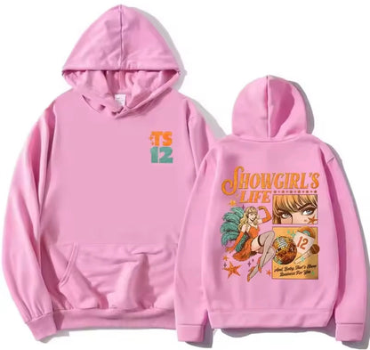 Taylor The Life Of A Show Girl Album Hoodie | Taylor The Life Of A Show Girl Albüm Sweat