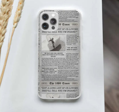 Taylor Gazete Görünümlü Telefon Kılıfları