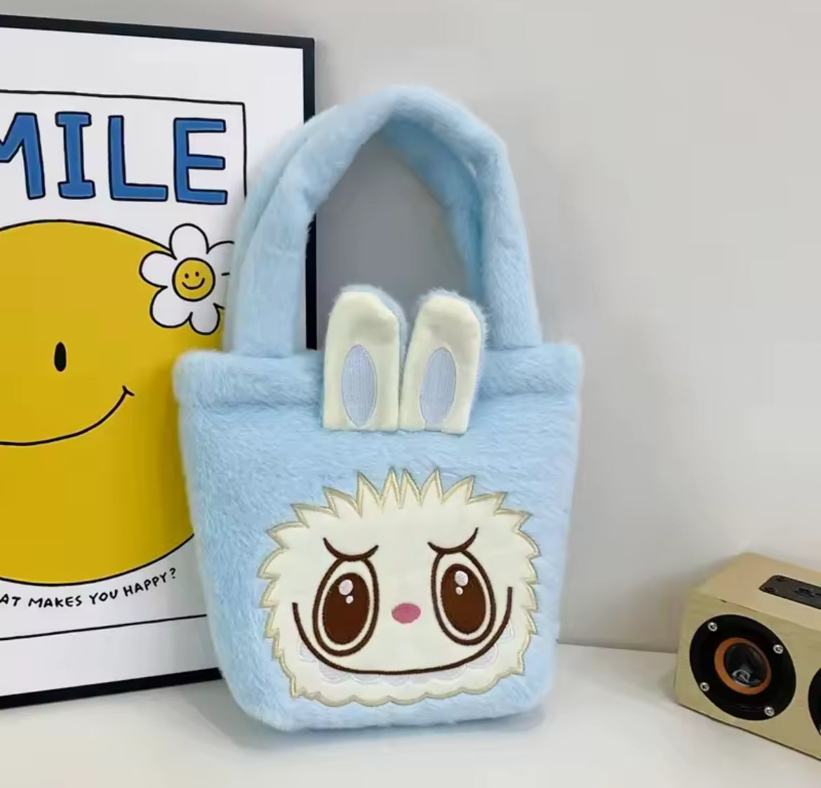 Forest Creature Figurine Inspired Labubu El ve Omuz Çantası - Forest Creature Labubu Hand & Shoulder Bag