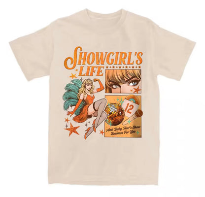 Taylor Inspired 'Showgirl's Era' Graphic Tee
