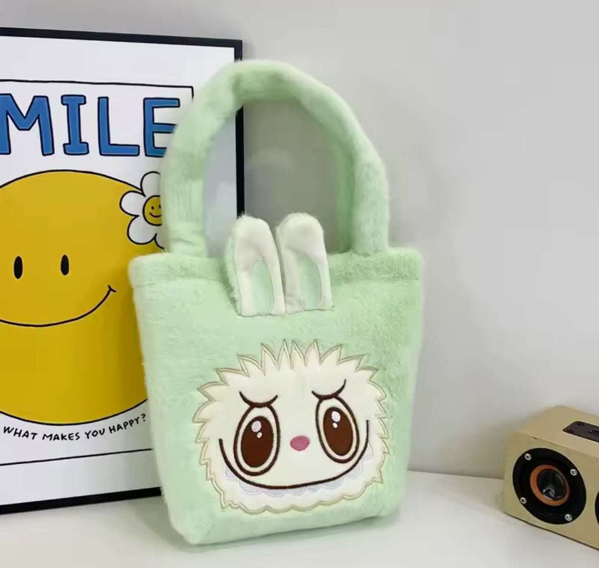 Forest Creature Figurine Inspired Labubu El ve Omuz Çantası - Forest Creature Labubu Hand & Shoulder Bag