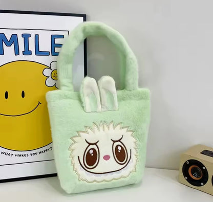 Forest Creature Figurine Inspired Labubu El ve Omuz Çantası - Forest Creature Labubu Hand & Shoulder Bag