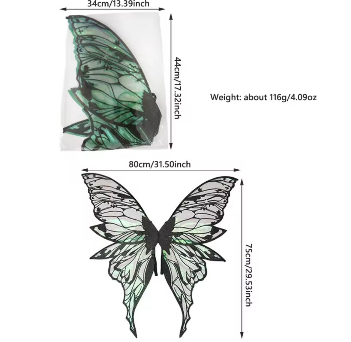 Winx Club Fairy Wings - Magical Costume Accessory | Winx Club Peri Kanatları - Büyülü Kostüm Aksesuarı