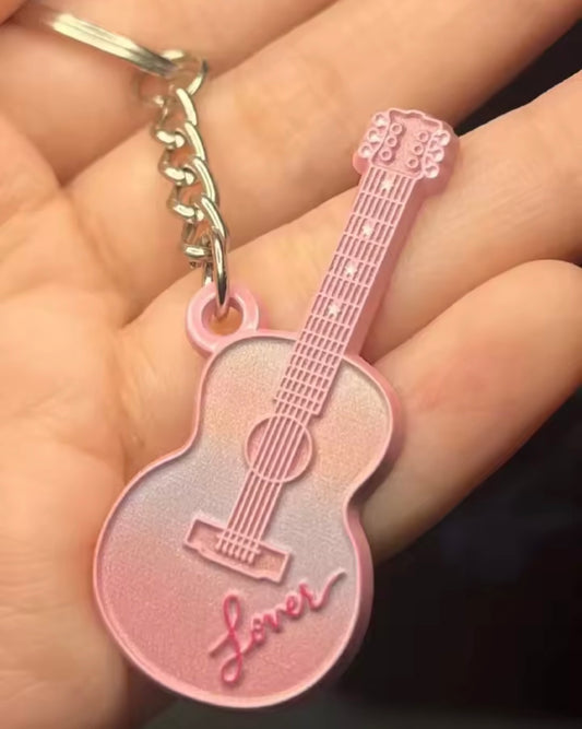Taylor Lover Guitar Keyring | Taylor Lover Gitar Anahtarlık