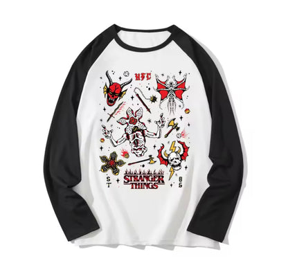 Stranger Things Long Sleeve T-shirt - Multiple Designs Available | Stranger Things Uzun Kollu T-shirt - Çoklu Tasarım Mevcut