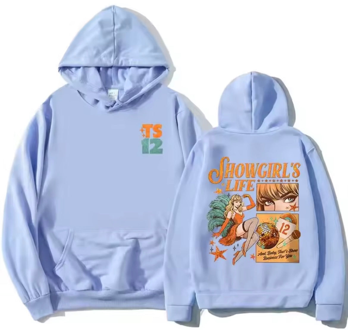 Taylor The Life Of A Show Girl Album Hoodie | Taylor The Life Of A Show Girl Albüm Sweat