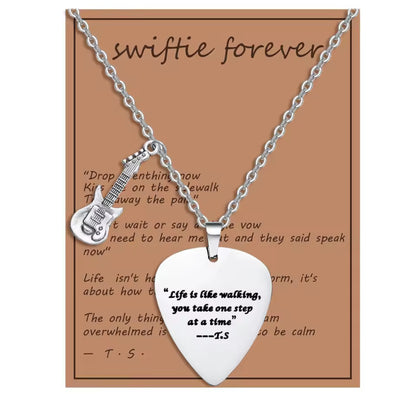 Taylor Life Quotes Necklace / Taylor Hayat Sözleri Kolye