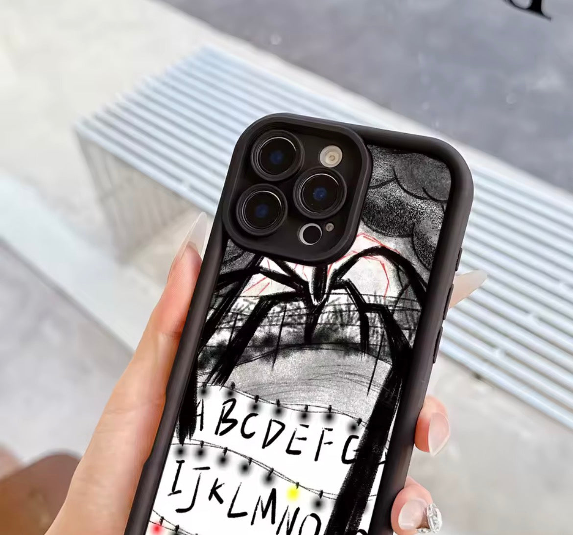 Stranger Things Alphabet & Mind Flayer Phone Case | Stranger Things Alfabe & Mind Flayer Telefon Kılıfı