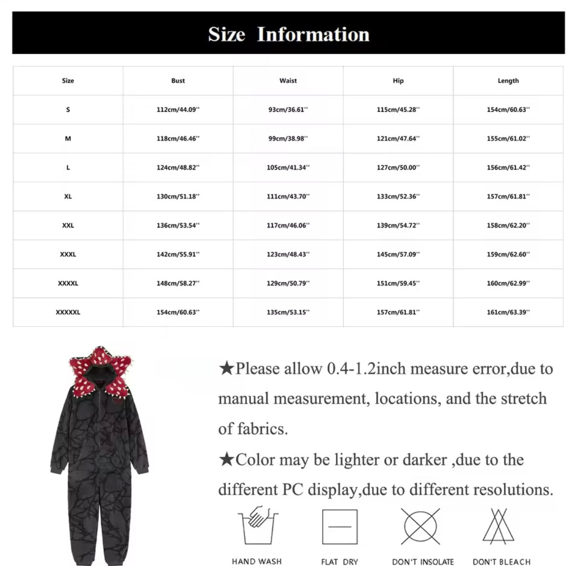 Stranger Things Demogorgon Pajama | Stranger Things Demogorgon Pijama