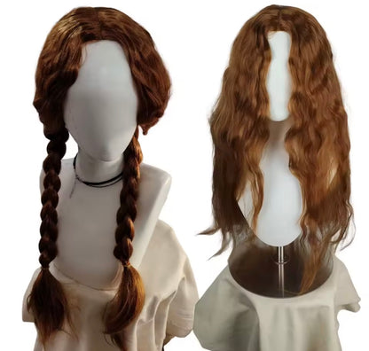 Stranger Things Max Mayfield Red Wig - Curly / Braided | Stranger Things Max Mayfield Kızıl Peruk - Kıvırcık / Örgülü