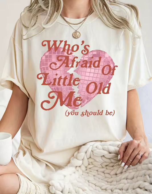 Taylor Who's Afraid of Little Old Me Tee - Taylor TTPD Tişört