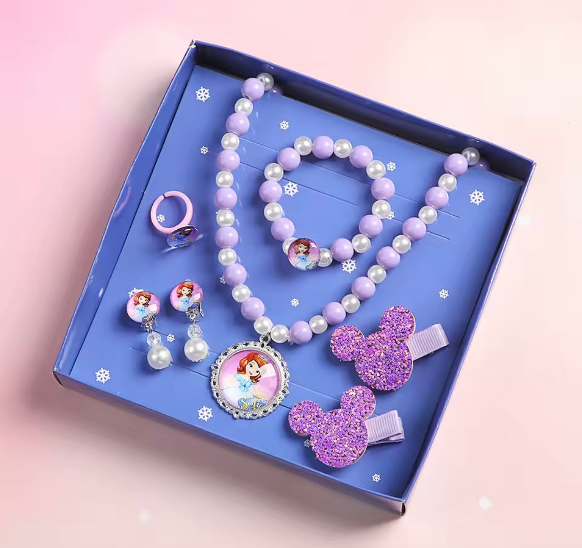 Disney Princess Jewelry Set for Kids - Elsa & More | Disney Prensesleri Takı Seti Çocuklar İçin - Elsa ve Daha Fazlası