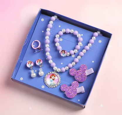 Disney Princess Jewelry Set for Kids - Elsa & More | Disney Prensesleri Takı Seti Çocuklar İçin - Elsa ve Daha Fazlası