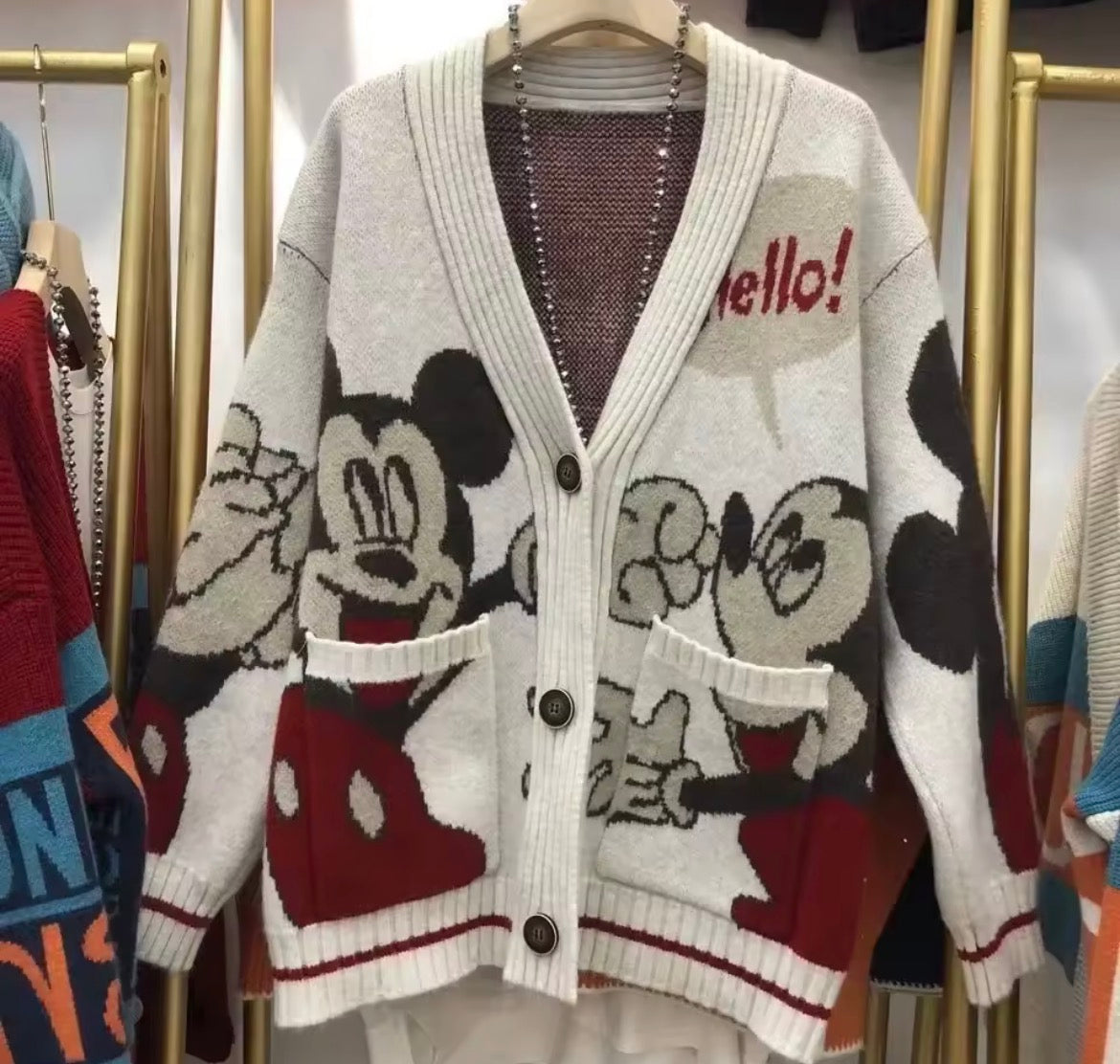 Disney Donald & Mickey Cardigan - Classic Characters | Disney Donald & Mickey Hırka - Klasik Karakterler