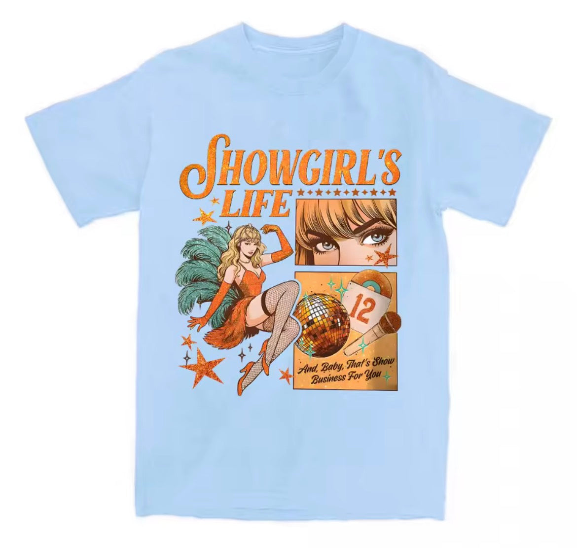 Taylor Inspired 'Showgirl's Era' Graphic Tee