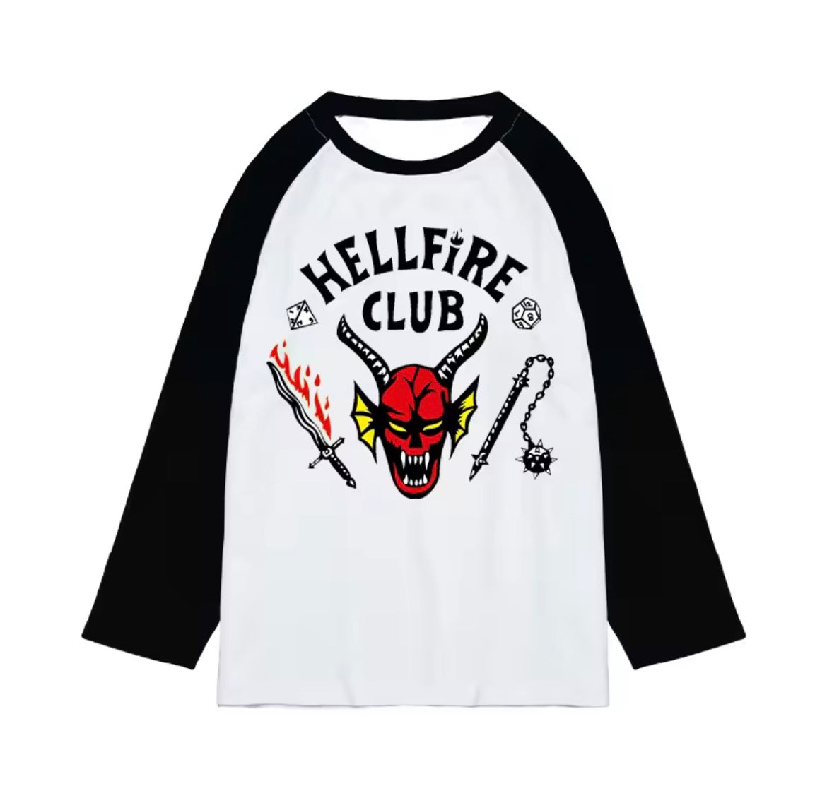 Stranger Things Hellfire Club - Long Sleeve T-shirt / Christmas Theme / Hoodie | Stranger Things Hellfire Kulübü - Uzun Kollu T-shirt / Noel Temalı / Hoodie