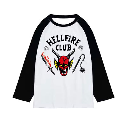 Stranger Things Hellfire Club - Long Sleeve T-shirt / Christmas Theme / Hoodie | Stranger Things Hellfire Kulübü - Uzun Kollu T-shirt / Noel Temalı / Hoodie