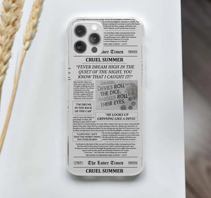 Taylor Gazete Görünümlü Telefon Kılıfları