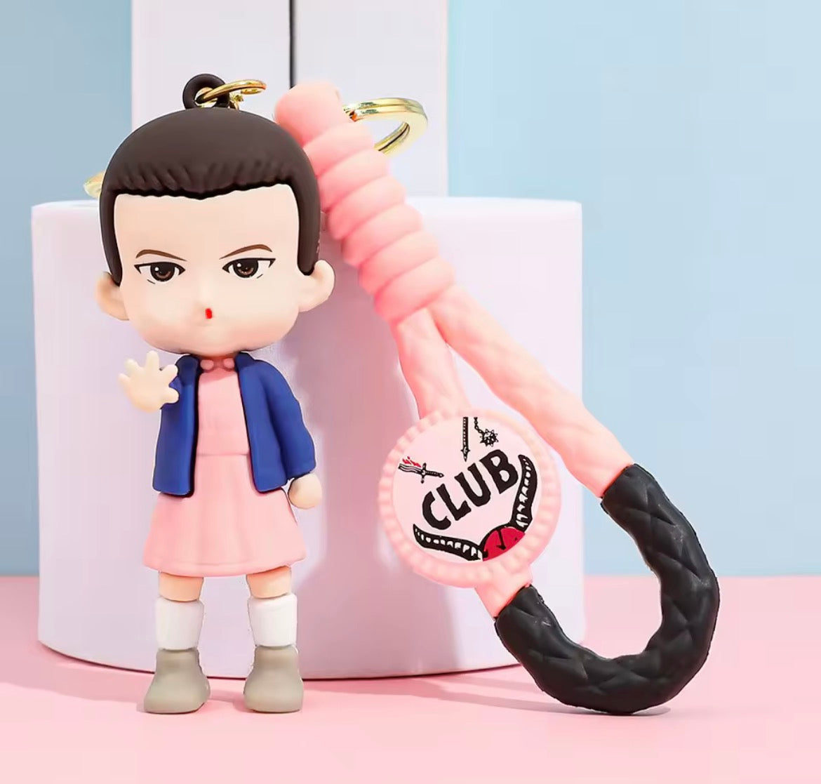 Stranger Things Demogorgon Hellfire Club Theme Keyring | Stranger Things Hellfire Kulübü Temalı Anahtarlık