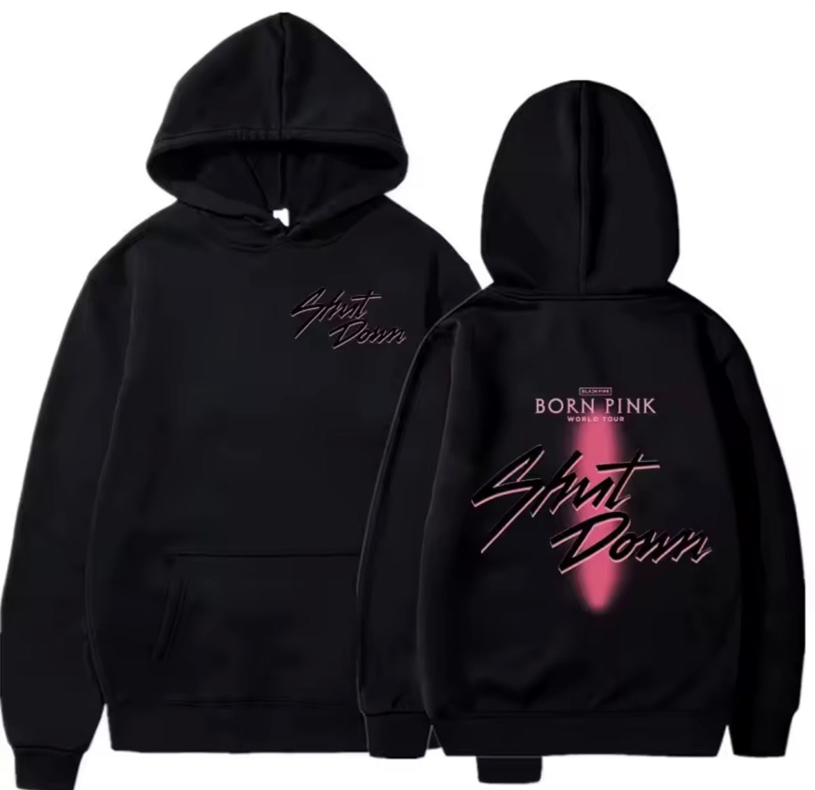BP BORN PINK Shut Down Hoodie | BP BORN PINK Shut Down Sweat