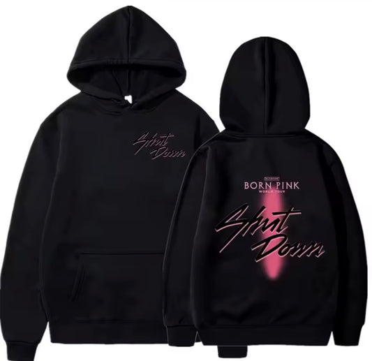 BP BORN PINK Shut Down Hoodie | BP BORN PINK Shut Down Sweat