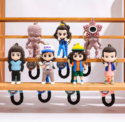 Stranger Things Demogorgon Hellfire Club Theme Keyring | Stranger Things Hellfire Kulübü Temalı Anahtarlık