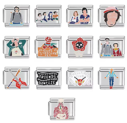 Stranger Things Italian Charm for Bracelet | Stranger Things İtalyan Charm