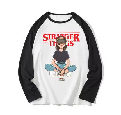 Stranger Things Long Sleeve T-shirt - Multiple Designs Available | Stranger Things Uzun Kollu T-shirt - Çoklu Tasarım Mevcut