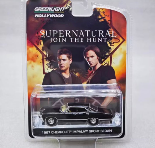 Supernatural 1967 Chevrolet Impala Sport Sedan Alloy Model Car - Classic Adult Collectible