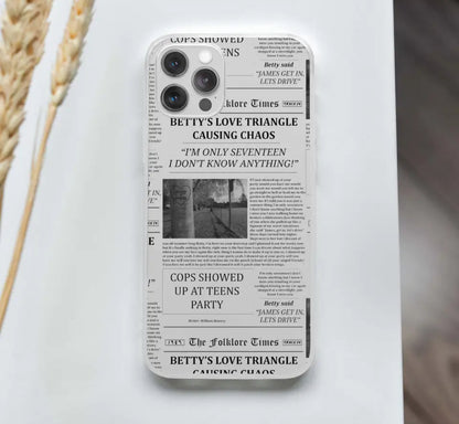 Taylor Gazete Görünümlü Telefon Kılıfları