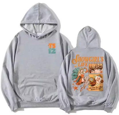 Taylor The Life Of A Show Girl Album Hoodie | Taylor The Life Of A Show Girl Albüm Sweat