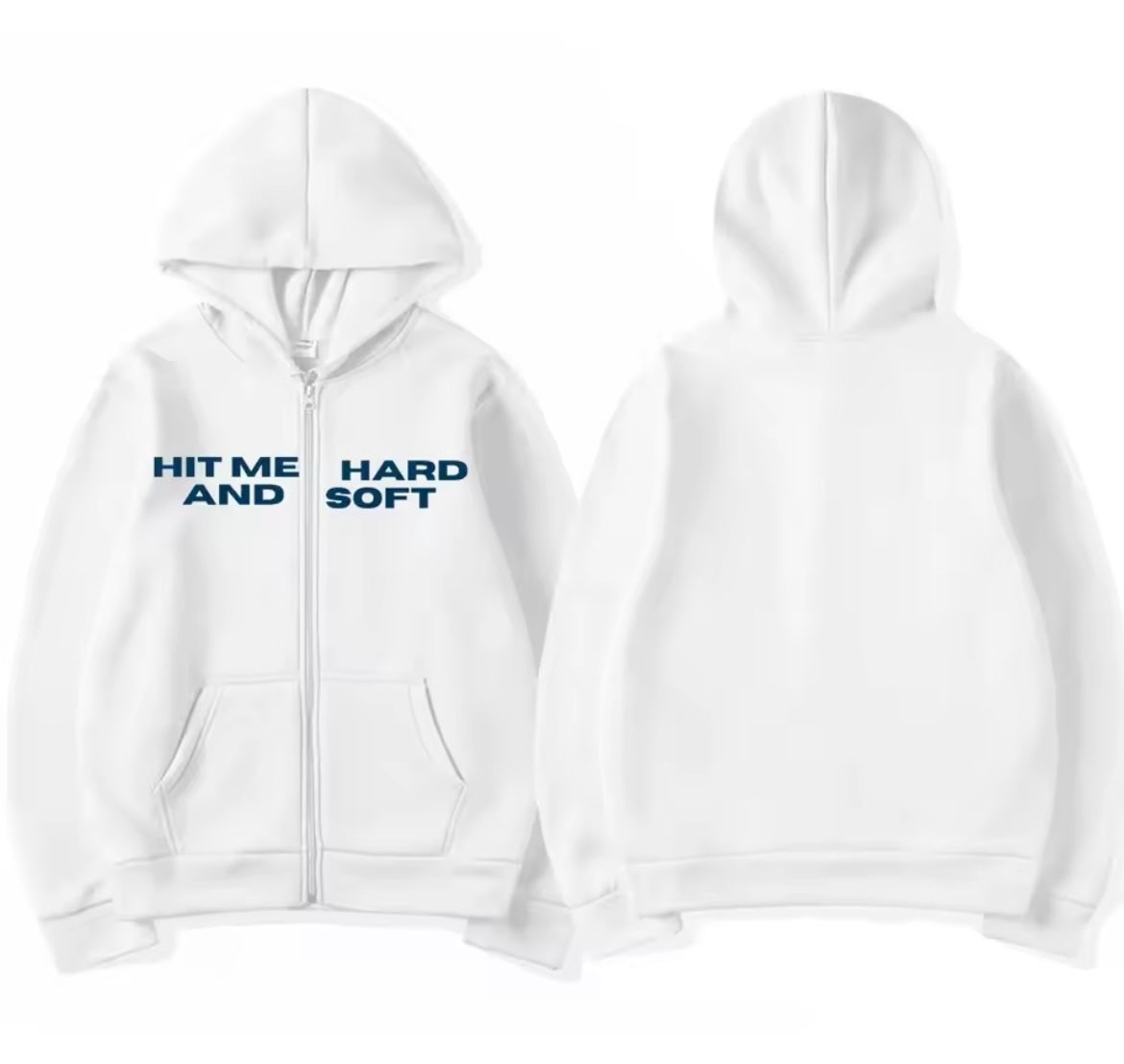 Billie - Hit Me Hard and Soft 2025 Tour Zipper Hoodie Jacket