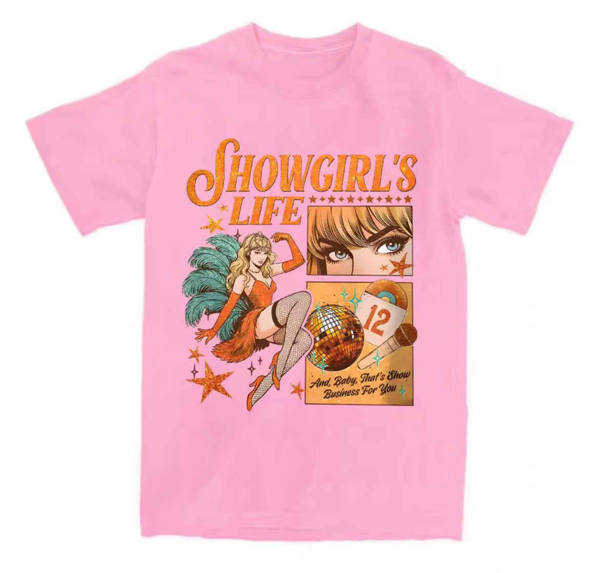 Taylor Inspired 'Showgirl's Era' Graphic Tee