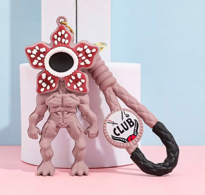 Stranger Things Demogorgon Hellfire Club Theme Keyring | Stranger Things Hellfire Kulübü Temalı Anahtarlık