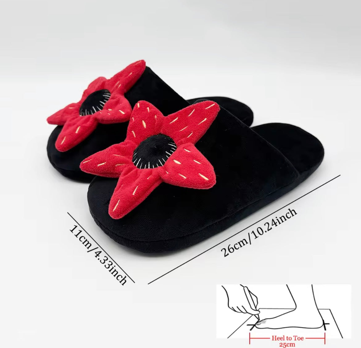 Stranger Things Demogorgon Slippers