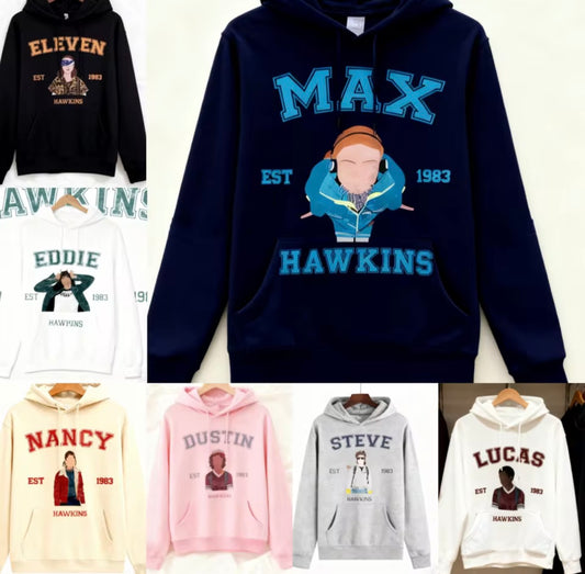 Stranger Things Character Hoodie - Multiple Designs | Stranger Things Karakter Hoodie - Çoklu Tasarım