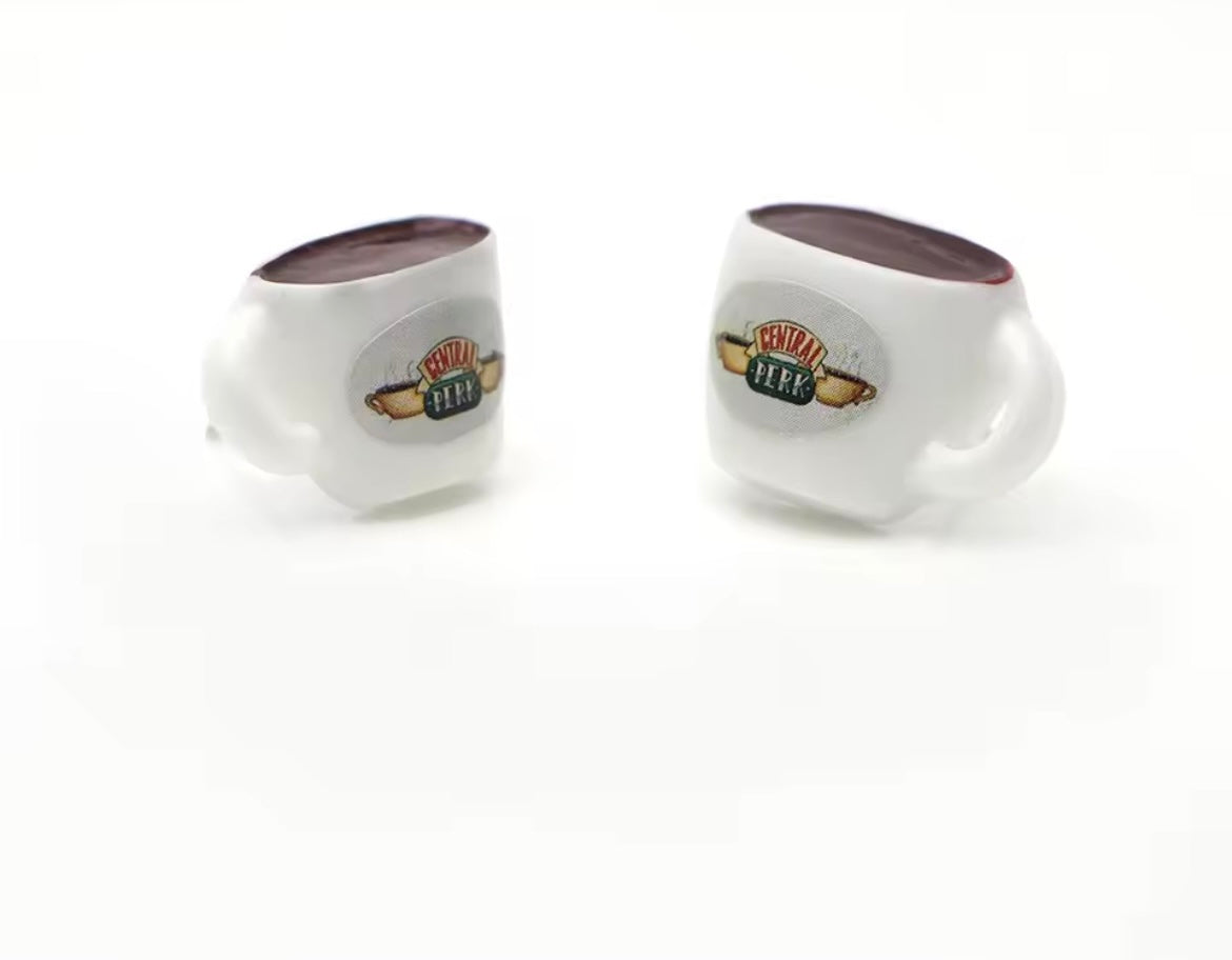 Friends Central Perk Coffee Cup Earrings