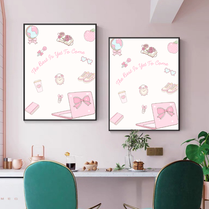 The Best is Yet to Come Print | Motivational Quote Wall Art | Positive Vibes Poster | Digital Download | Inspirational Aesthetic Decor